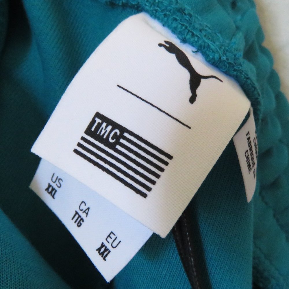 Puma X TMC Hustle Way Bermuda Shorts Teal Green X… - image 3